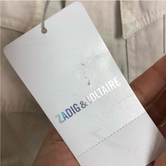 Zadig & Voltaire | NWT Kimo Neutral Camoflauge Jacket Neige Small - Picture 2 of 12